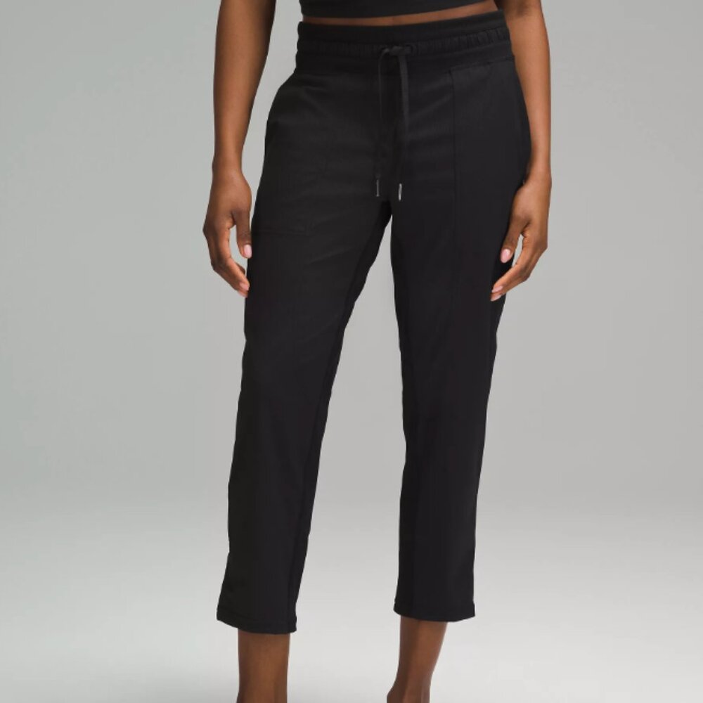Lululemon Dance Studio Mid Rise Cropped 25" Black Size 6